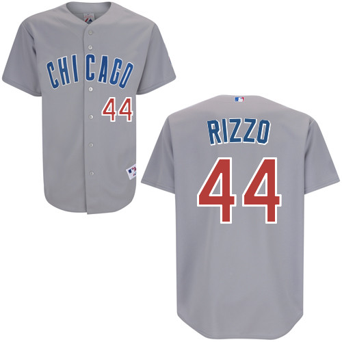 Anthony Rizzo #44 MLB Jersey-Chicago Cubs Men's Authentic Road Gray Baseball Jersey